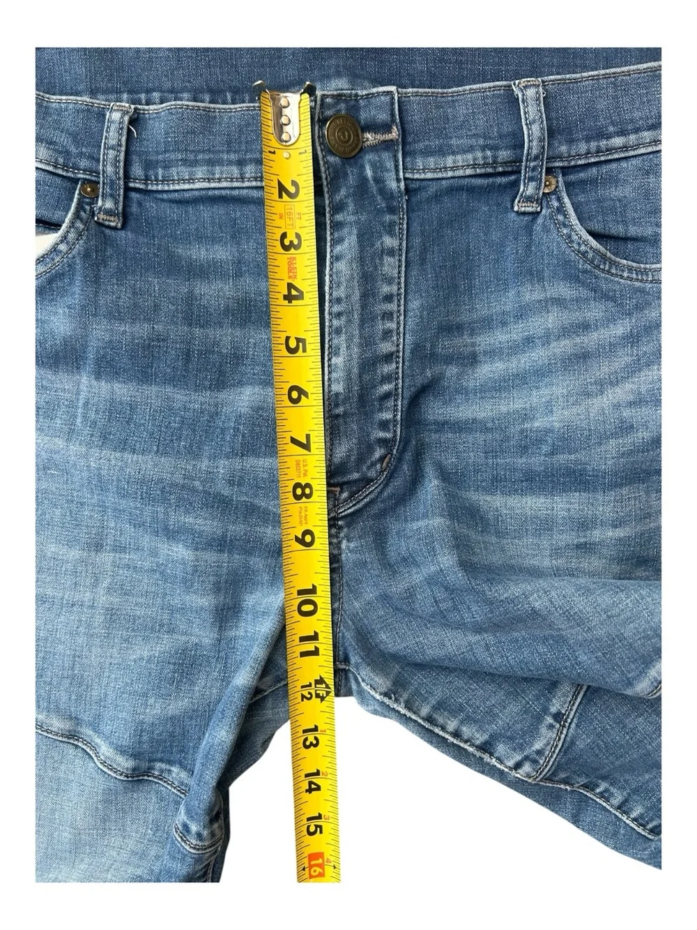 True Religion Men's Rocco Biker Jeans Size 42 Blue Denim Moto Moto-Style